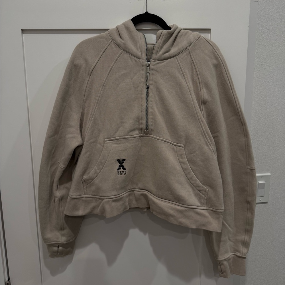 lululemon Beige Scuba Hoodie